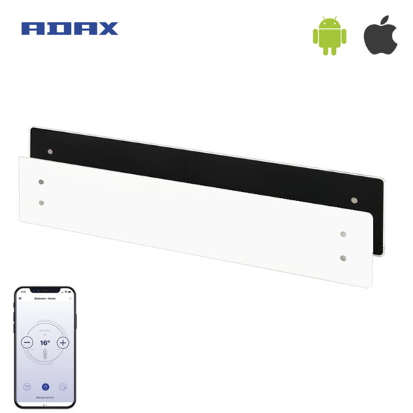 ADAX Clea WiFI Glass Low Profile Electric Heater, Wall Mounted with thermostat and Timer Best Quality & Price, Energy Saving / Economic To Run Buy Online From Adax SolAire UK Shop 2
