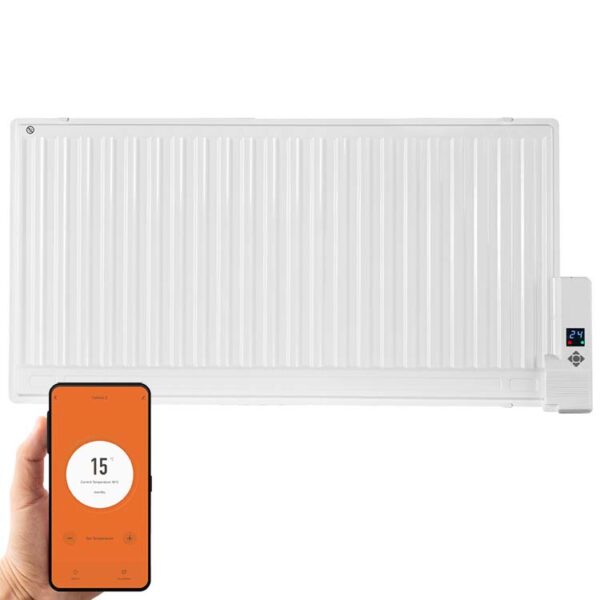 WiFi Oil Filled Electric Radiator | Portable Or Wall Mounted | Voice Control