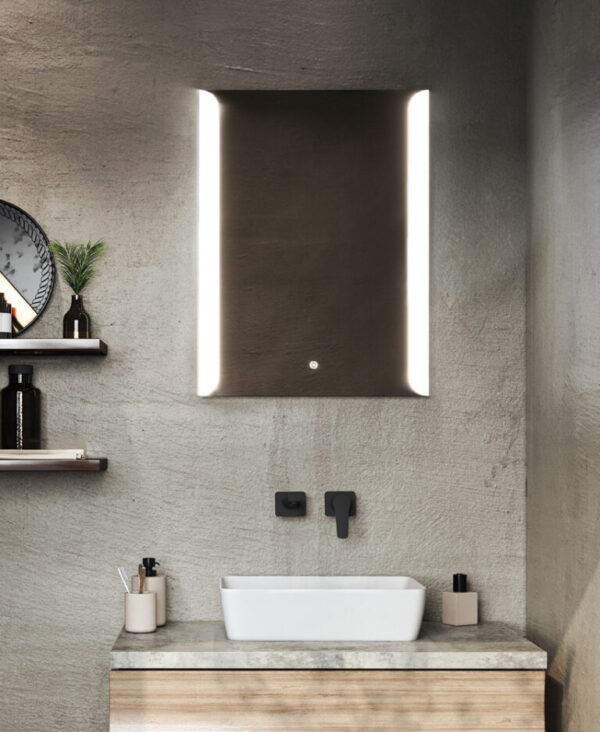 SKYE Illuminated LED Mirror With Bluetooth Speaker, Shaver Socket and Demister Best Quality & Price, Energy Saving / Economic To Run Buy Online From Adax SolAire UK Shop 3
