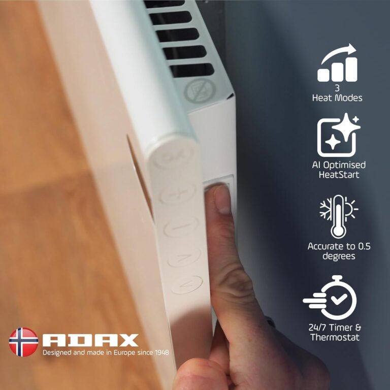 Adax Neo Electric Panel Heater Convector Radiator + Timer, Modern ...