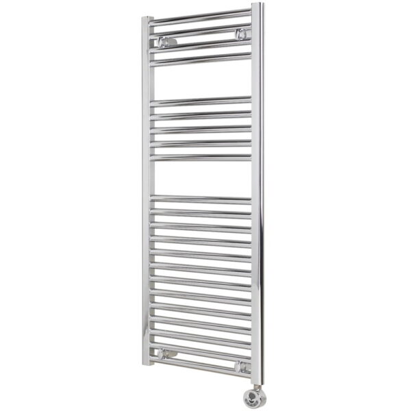 Bray Straight Towel Warmer / Heated Bathroom Towel Rail, Chrome – Electric, Thermostat + Timer Best Quality & Price, Energy Saving / Economic To Run Buy Online From Adax SolAire UK Shop 34