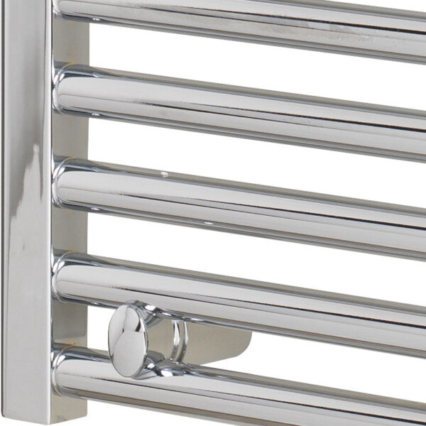 Bray Curved Towel Warmer / Heated Towel Rail, Chrome – Electric, Thermostat + Timer Best Quality & Price, Energy Saving / Economic To Run Buy Online From Adax SolAire UK Shop 3