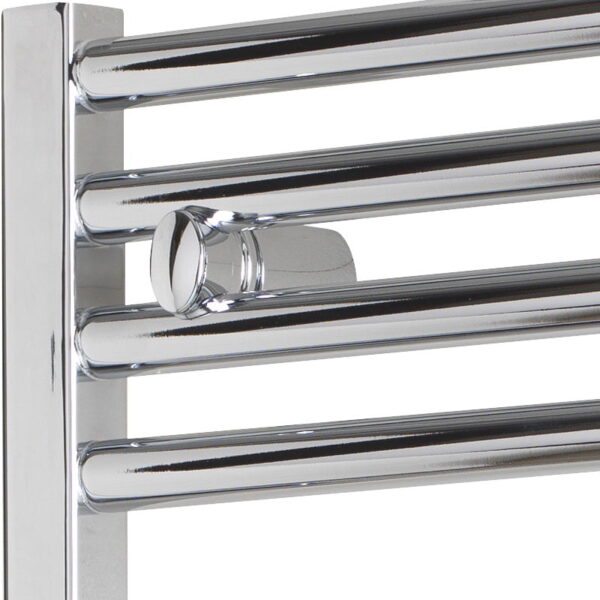 Bray Straight Towel Warmer / Heated Bathroom Towel Rail, Chrome – Electric, Thermostat + Timer Best Quality & Price, Energy Saving / Economic To Run Buy Online From Adax SolAire UK Shop 8