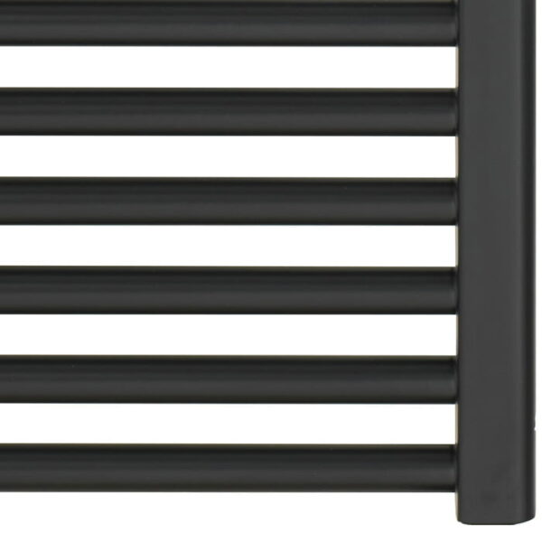 Bray Black Straight Towel Warmer / Heated Towel Rail Radiator – Dual Fuel Best Quality & Price, Energy Saving / Economic To Run Buy Online From Adax SolAire UK Shop 5