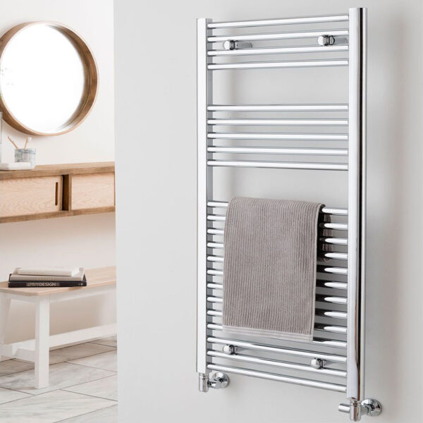 Bray Straight Towel Warmer / Heated Towel Rail Radiator, Chrome – Central Heating Best Quality & Price, Energy Saving / Economic To Run Buy Online From Adax SolAire UK Shop 17