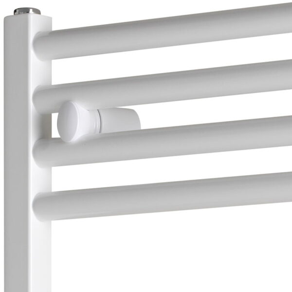 Bray Straight or Flat Heated Towel Rail / Warmer, White – Dual Fuel, Electric Best Quality & Price, Energy Saving / Economic To Run Buy Online From Adax SolAire UK Shop 16