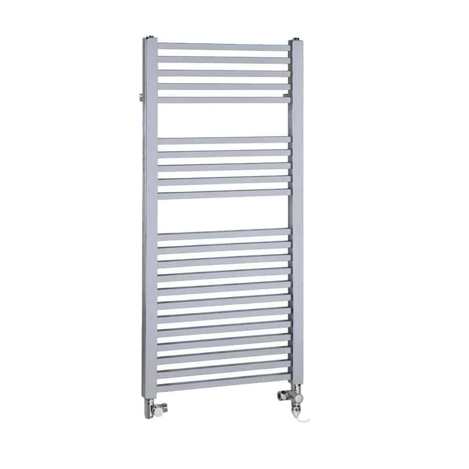 LAUREL SQUARE TUBE HEATED TOWEL RAIL FITTED WITH ELECTRIC PTC ELEMENT ...