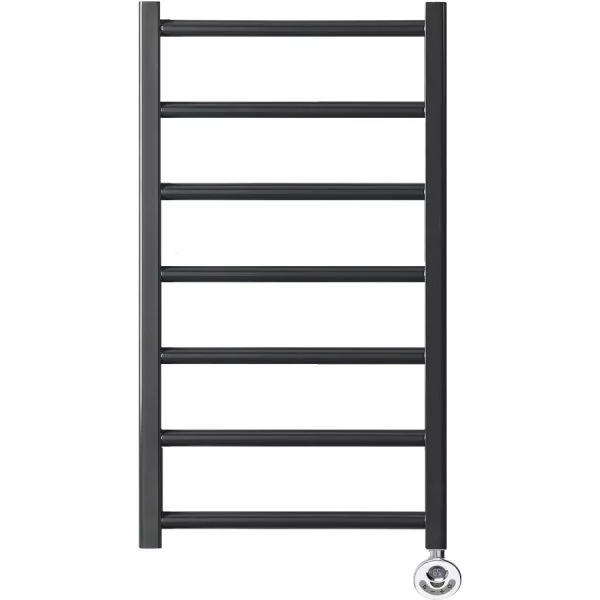 Alpine Anthracite Heated Towel Rail / Warmer – Electric + Thermostat, Timer Best Quality & Price, Energy Saving / Economic To Run Buy Online From Adax SolAire UK Shop 7