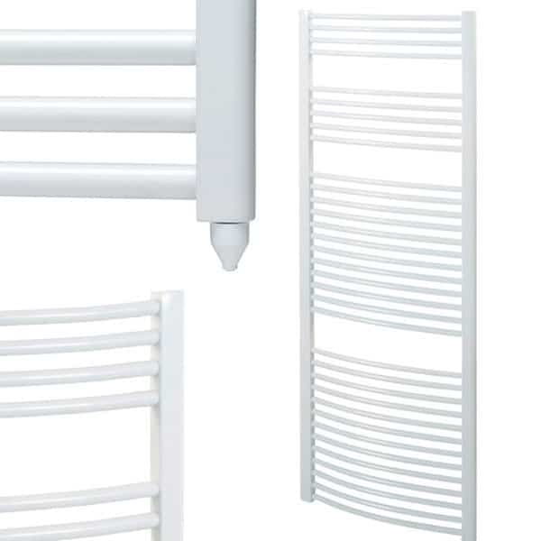 Bray Curved Heated Towel Rail / Warmer / Radiator, White – Electric Best Quality & Price, Energy Saving / Economic To Run Buy Online From Adax SolAire UK Shop 5