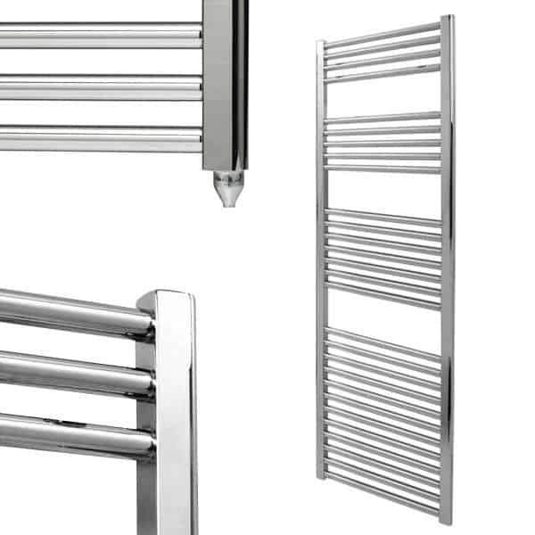 Bray Curved Heated Towel Rail / Warmer / Radiator, Chrome – Electric Best Quality & Price, Energy Saving / Economic To Run Buy Online From Adax SolAire UK Shop 10