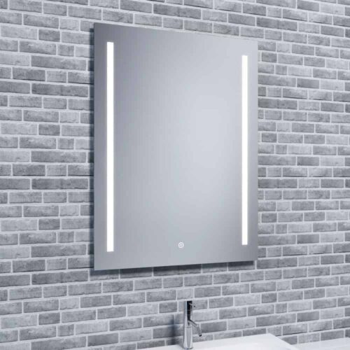 JURA, Modern Illuminated LED Mirror with Demister and Shaver Socket Best Quality & Price, Energy Saving / Economic To Run Buy Online From Adax SolAire UK Shop