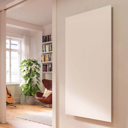 Welltherm Metal Infrared Electric Heater / Slim Flat Panel White Slimline Wall Mounted, Made in Germany Best Quality & Price, Energy Saving / Economic To Run Buy Online From Adax SolAire UK Shop 2