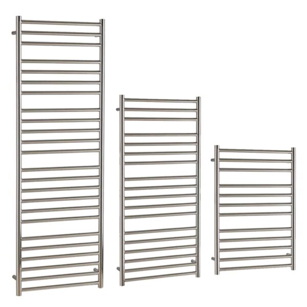 BRADDAN Stainless Steel Modern Towel Warmer / Heated Towel Rail – Central Heating Best Quality & Price, Energy Saving / Economic To Run Buy Online From Adax SolAire UK Shop 2