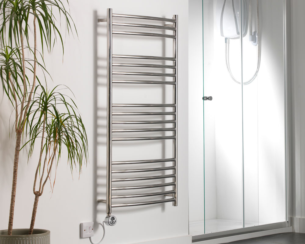 Stainless Steel | Smart Electric Towel Rail with Thermostat, Timer + WiFi Control Best Quality & Price, Energy Saving / Economic To Run Buy Online From Adax SolAire UK Shop 6