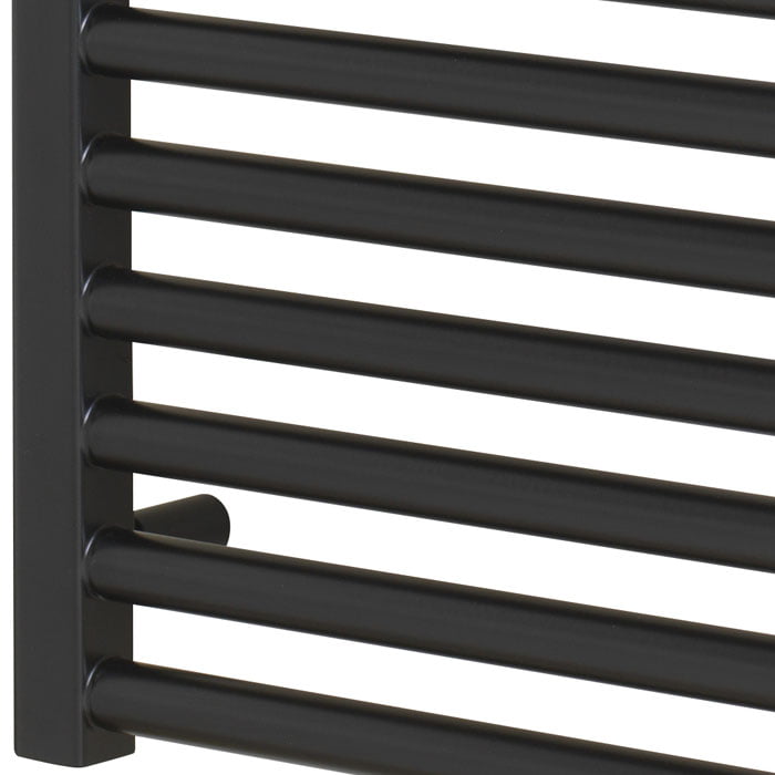 Bray Black | Dual Fuel Towel Rail with Thermostat, Timer + WiFi Control Best Quality & Price, Energy Saving / Economic To Run Buy Online From Adax SolAire UK Shop 22