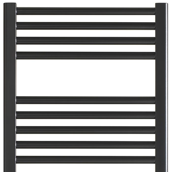 Bray Black | Dual Fuel Towel Rail with Thermostat, Timer + WiFi Control Best Quality & Price, Energy Saving / Economic To Run Buy Online From Adax SolAire UK Shop 9