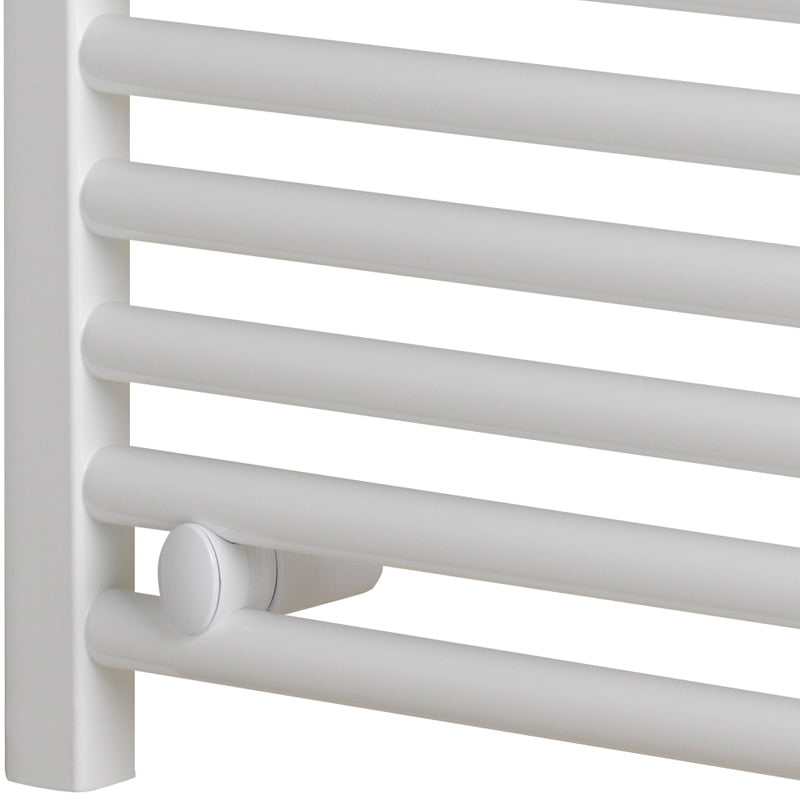 Bray Straight White | Dual Fuel Towel Rail with Thermostat, Timer + WiFi Control Best Quality & Price, Energy Saving / Economic To Run Buy Online From Adax SolAire UK Shop 13