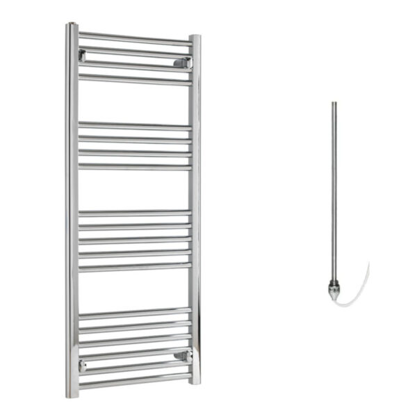 Bray Straight or Flat Heated Towel Rail / Warmer / Radiator, Chrome – Electric Best Quality & Price, Energy Saving / Economic To Run Buy Online From Adax SolAire UK Shop 23