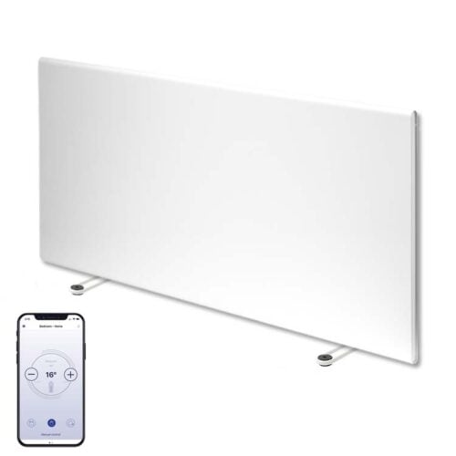ADAX Neo WiFi Energy Efficient Electric Heater with Thermostat, Timer Freestanding / Portable White