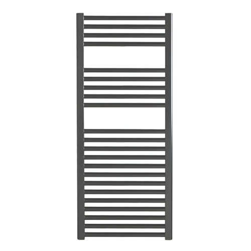 Bray Straight Anthracite Heated Towel Rail – Central Heating Best Quality & Price, Energy Saving / Economic To Run Buy Online From Adax SolAire UK Shop