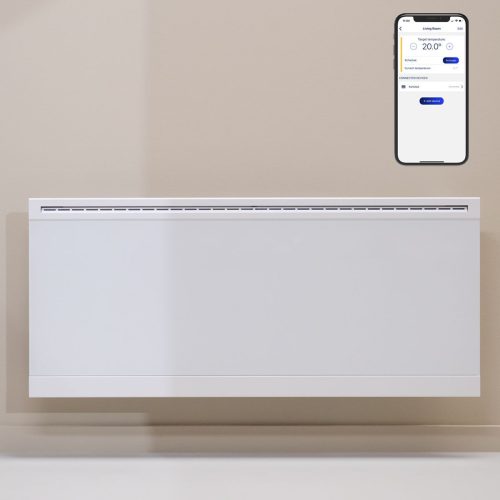 CLEARANCE | ADAX IVER Glass WIFI | Smart Electric Wall Panel Heater with WiFi App Control 800w Best Quality & Price, Energy Saving / Economic To Run Buy Online From Adax SolAire UK Shop