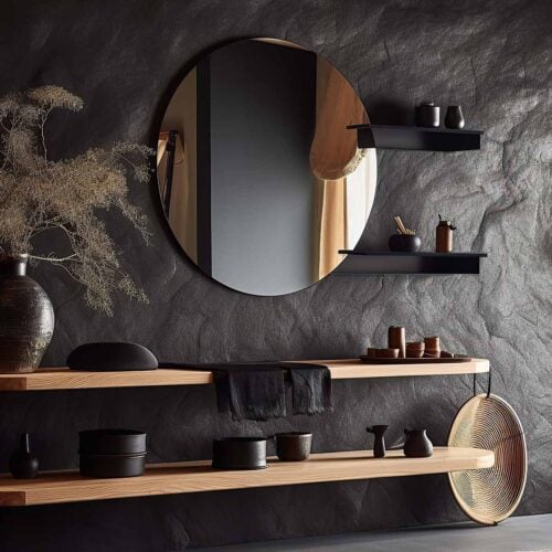 Infrared Mirror Heater For Bathrooms And Hallways Round 320W Bathroom 2