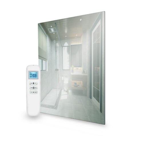 Mirror WiFi Infrared Panel Heater 450W Remote