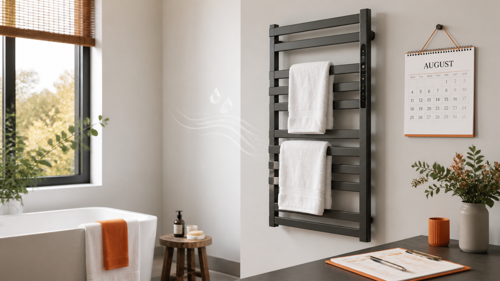 Why August Is the Perfect Time to Install a Heated Towel Rail — Adax by Solaire