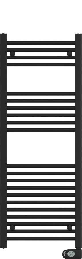 ADAX Comfort 50-130-500 black electric heated towel rail, 500 x 1300 mm, 500W