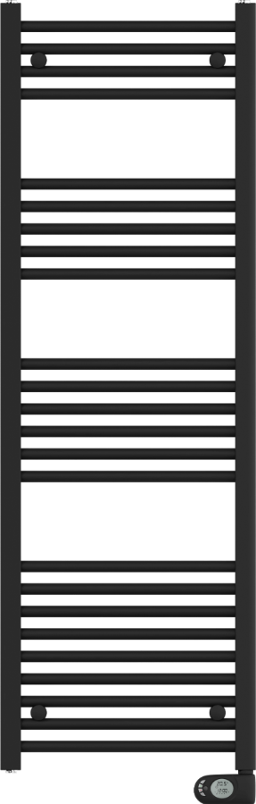 ADAX Comfort 50-150-600 black electric heated towel rail, 500 x 1500 mm, 600W