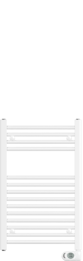 ADAX Comfort 50-80-300 white electric heated towel rail, 500 x 800 mm, 300W