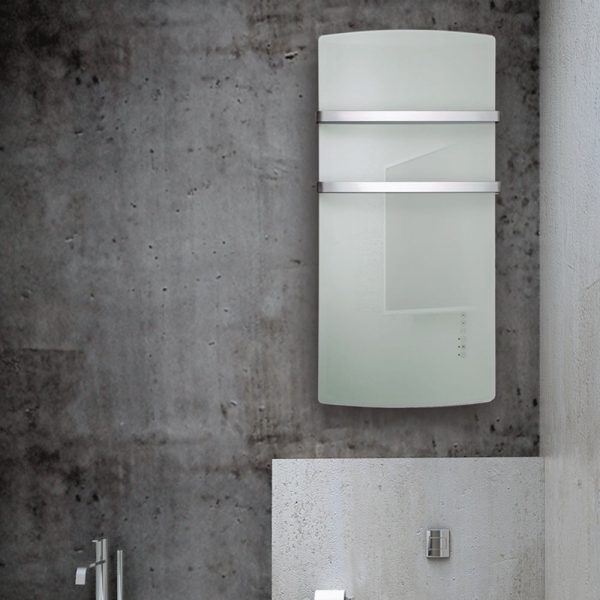 Deva White Wall Monted Bathroom heater with Fan